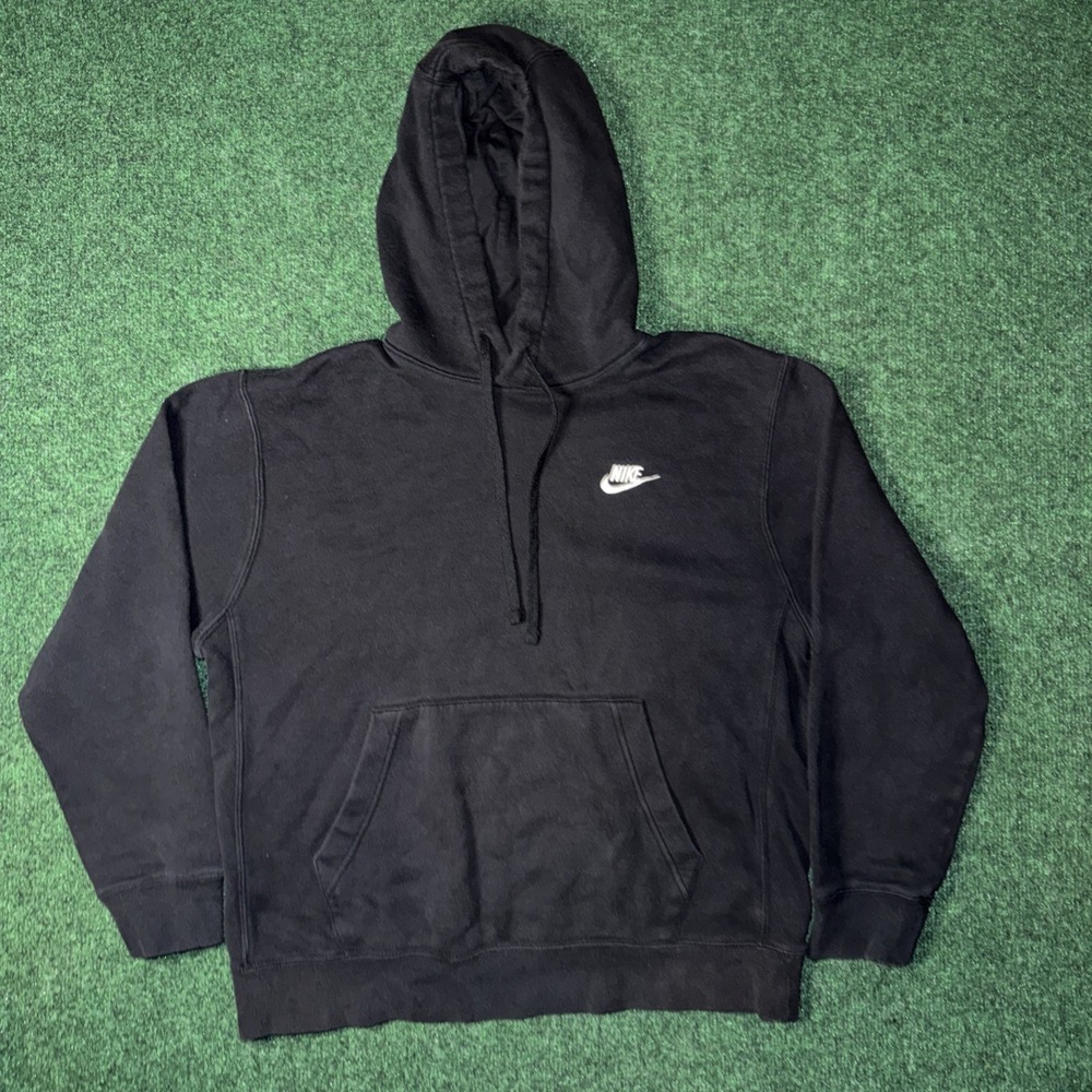 Men's Nike‎ Black Hoodie Size Medium S6